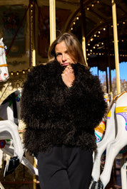 Abrigo de piel sintética Polux