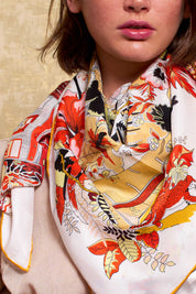 Maxi Foulard Soie Alba