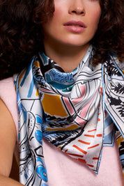Maxi Foulard Soie Miami vibes