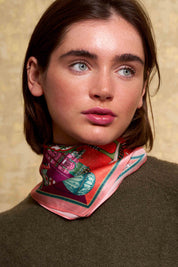 Foulard Calypso Rococo Prune