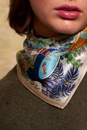 Foulard Bleu Minuit