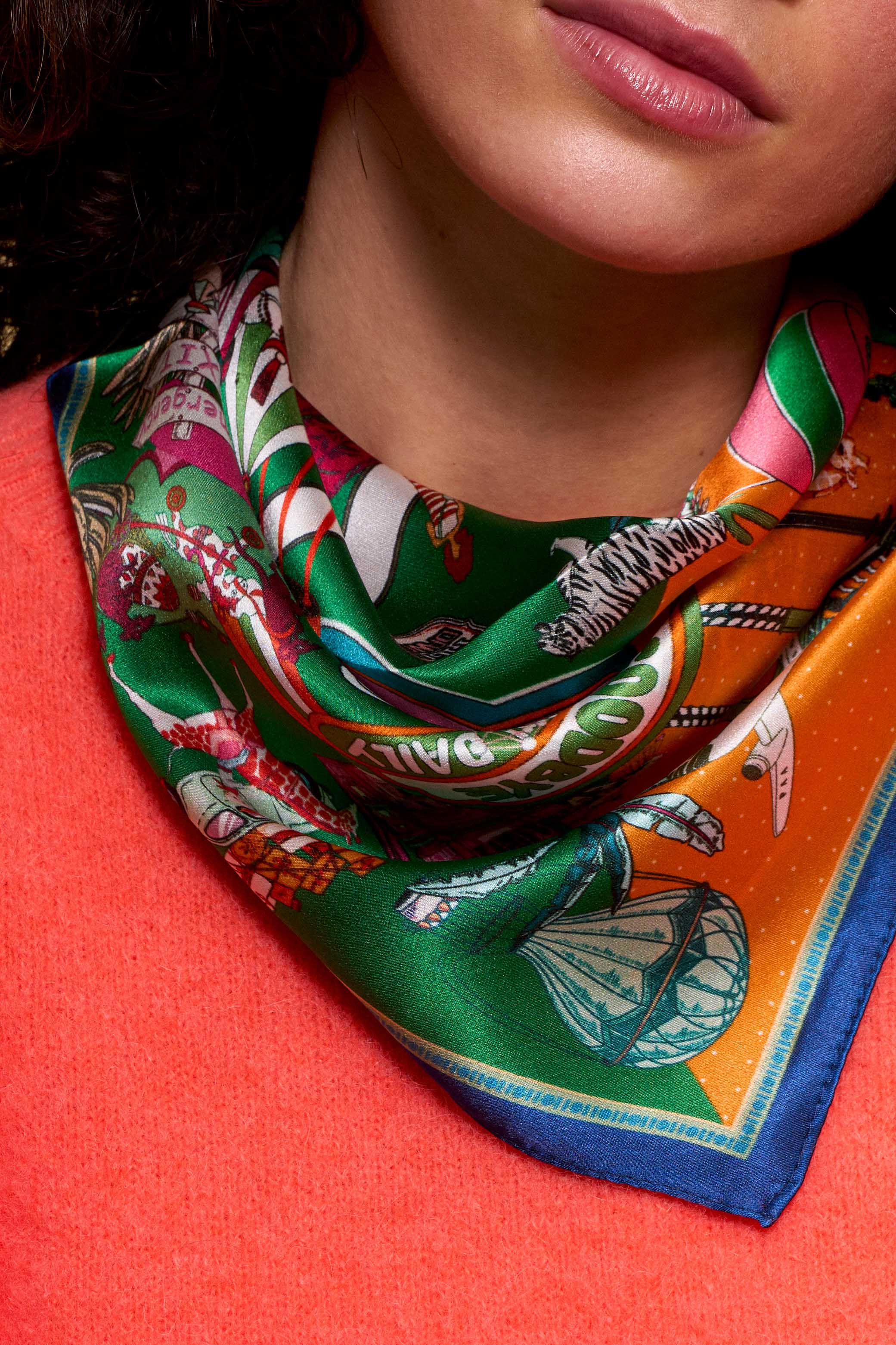 Foulard Calypso Rococo Vert