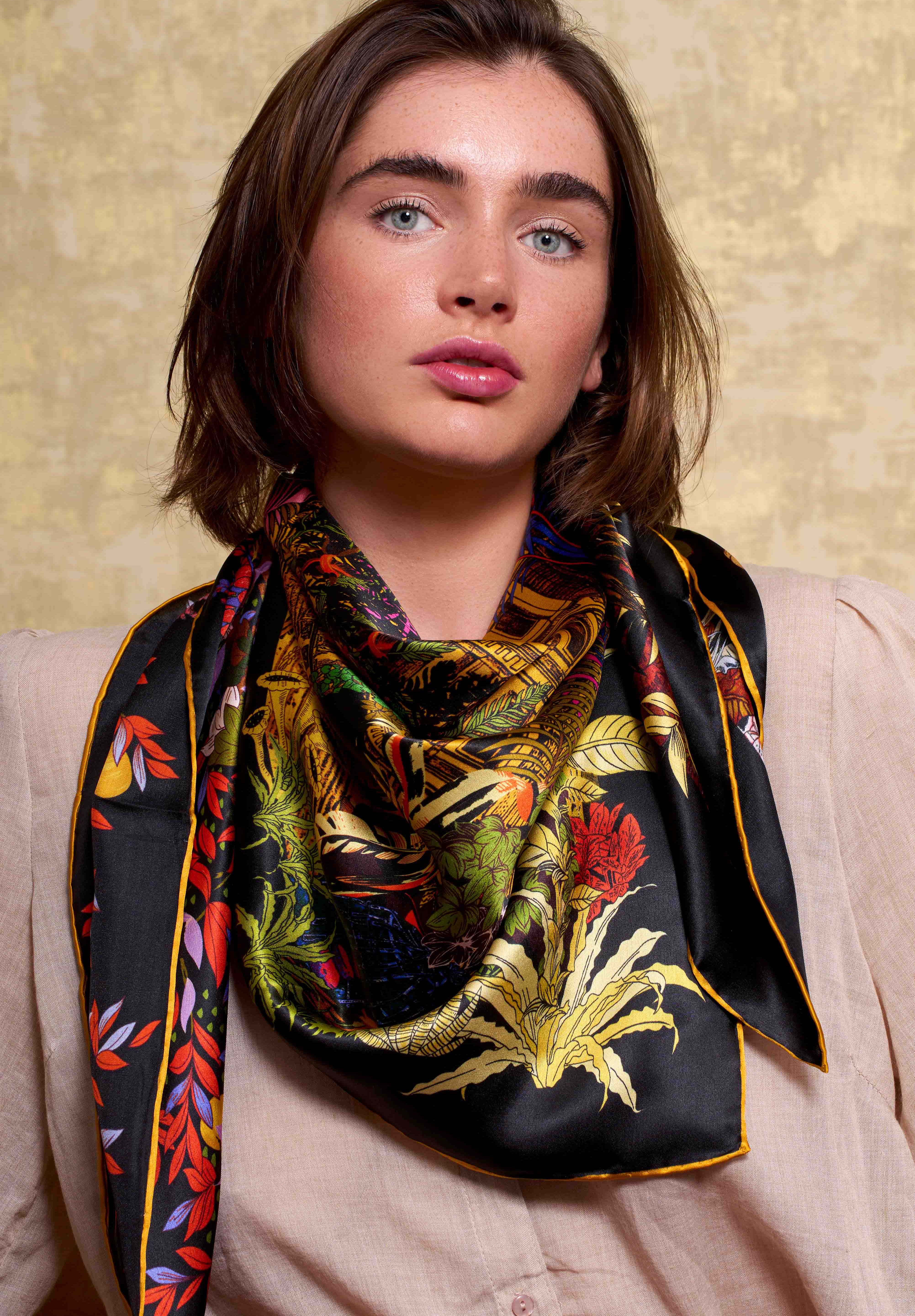Maxi Foulard Soie Leane
