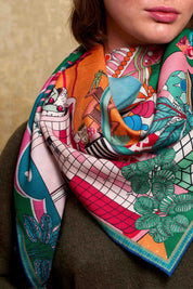 Maxi Eden Wool and Silk Scarf