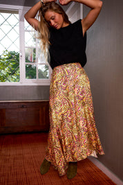Betty Tie and Die Purple Skirt