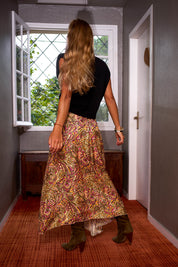 Betty Tie and Die Purple Skirt