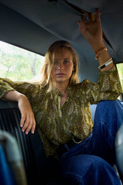 Hailey Animal Blouse