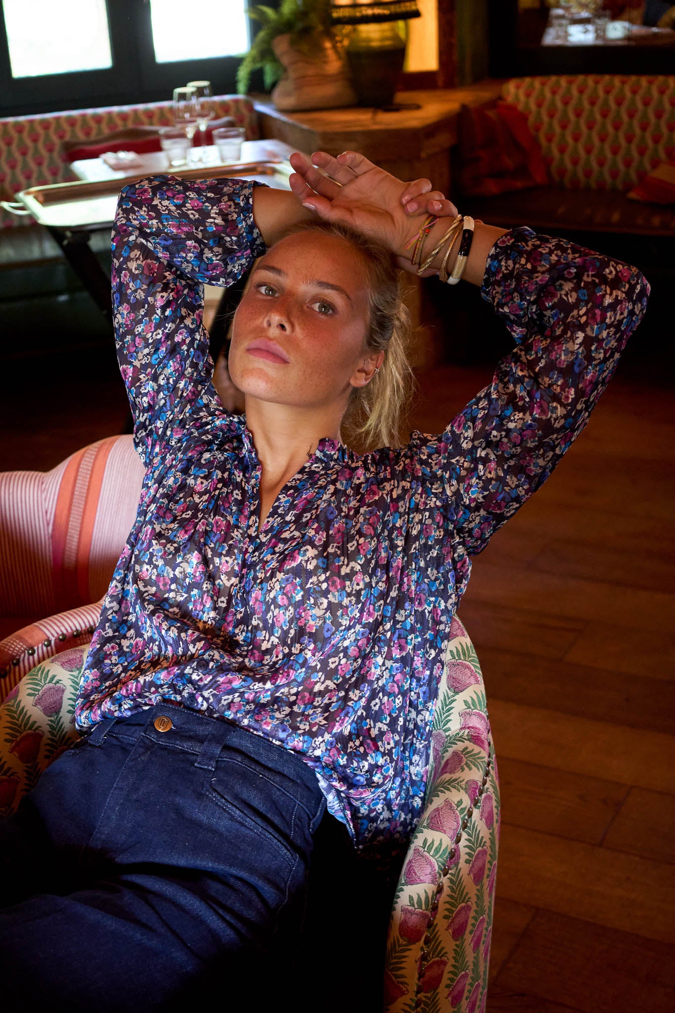 Hailey Animal Blouse