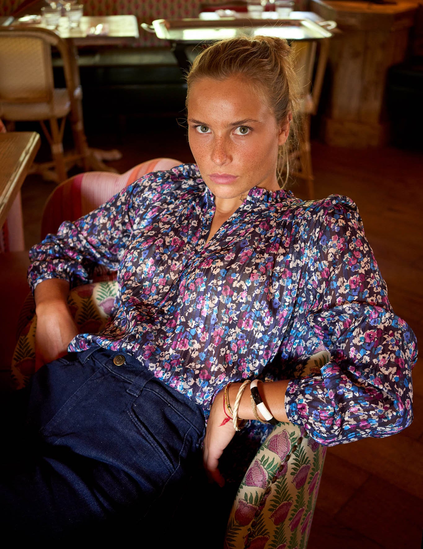 Hailey Animal Blouse