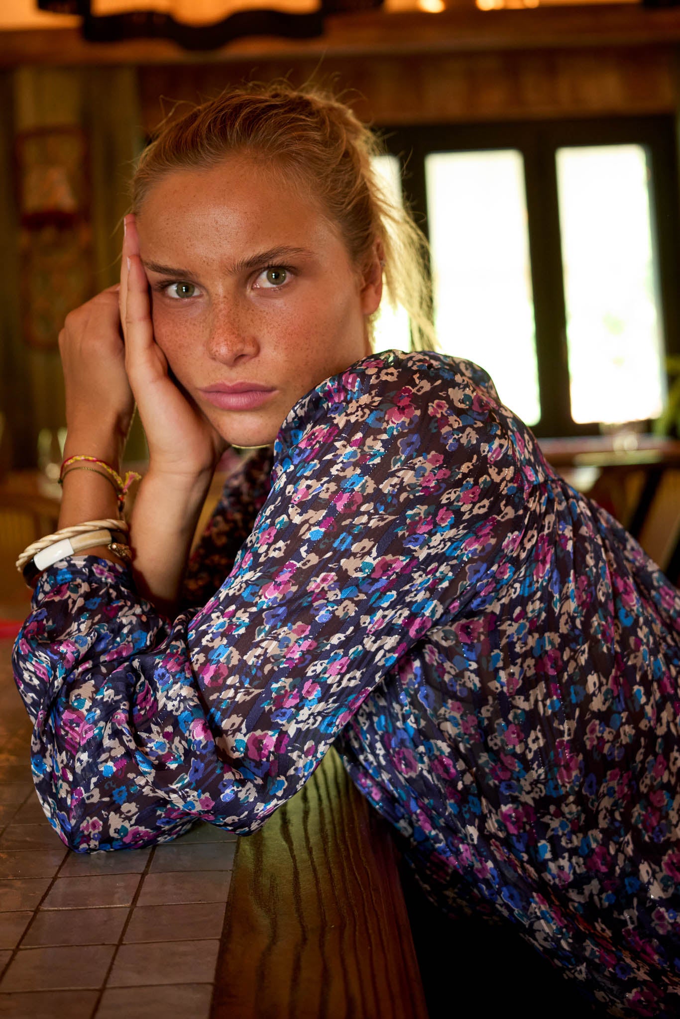 Hailey Animal Blouse