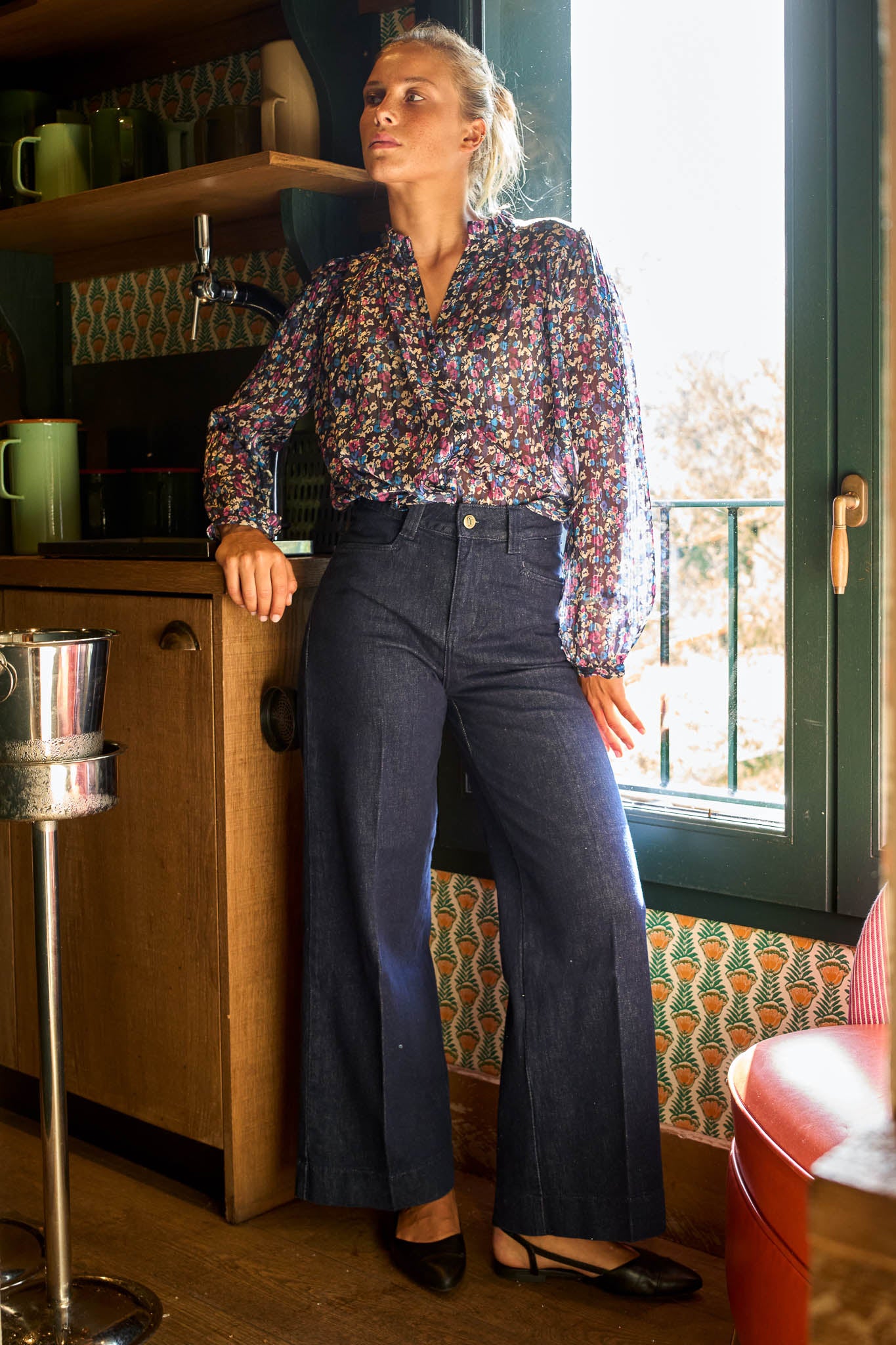 Hailey Animal Blouse