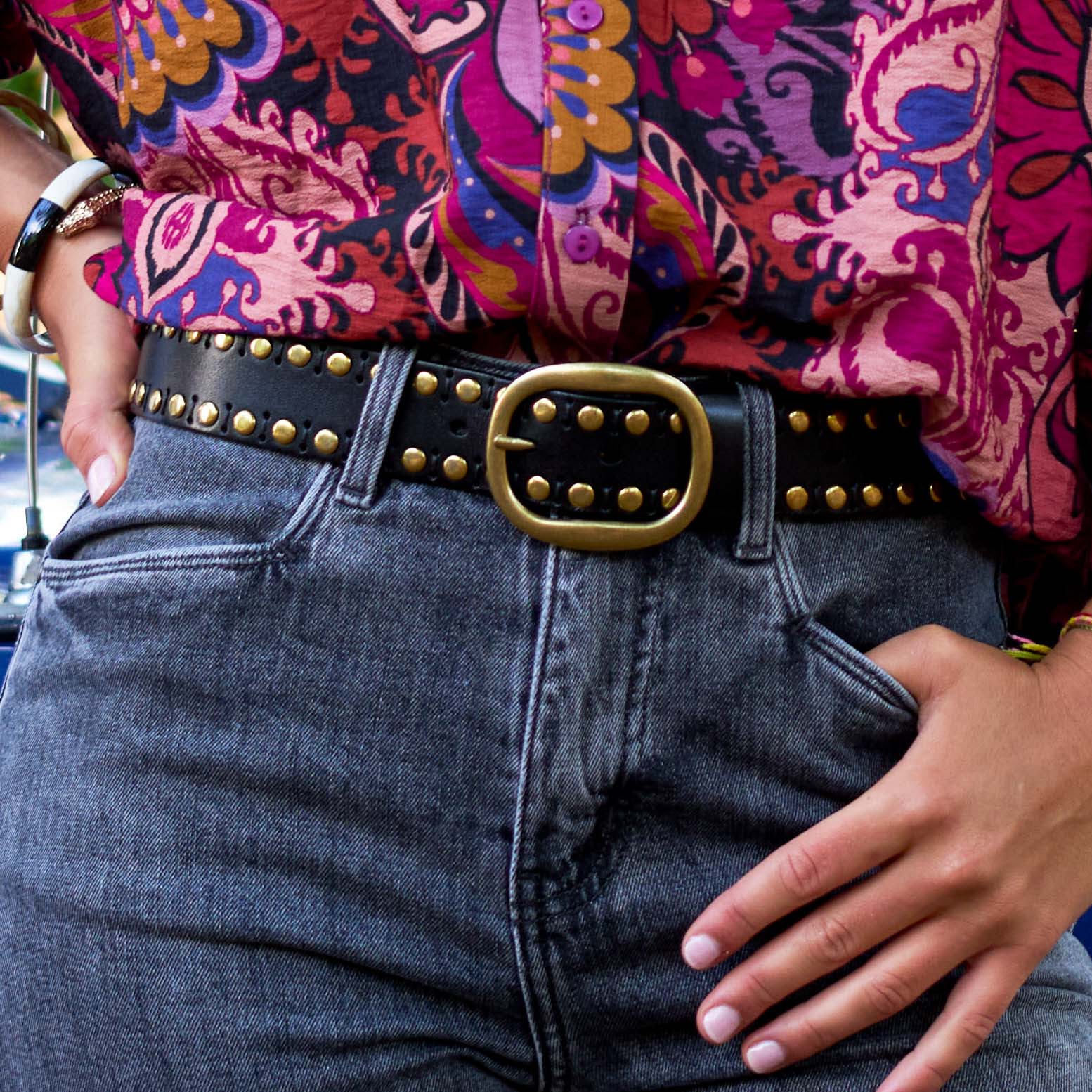 Ceinture Elvis noir