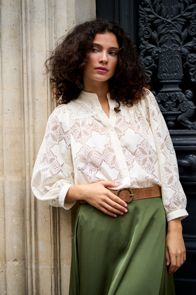 Hailey Animal Blouse