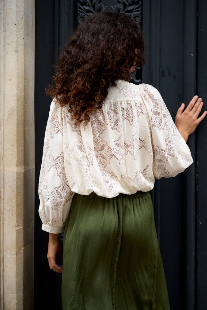 Hailey Animal Blouse