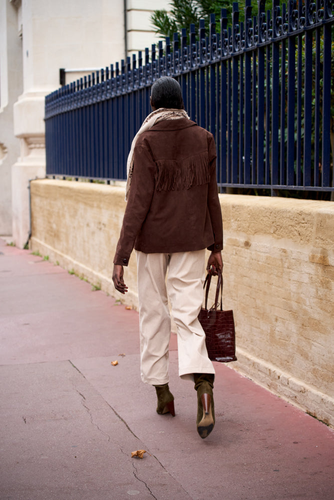 Veste en daim Viriato