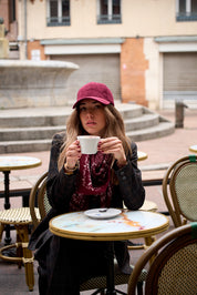 Casquette Brad façon daim