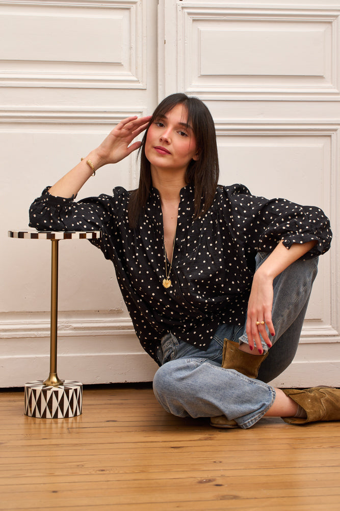 Blouse Isolde à pois