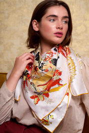 Maxi Foulard Soie Alba