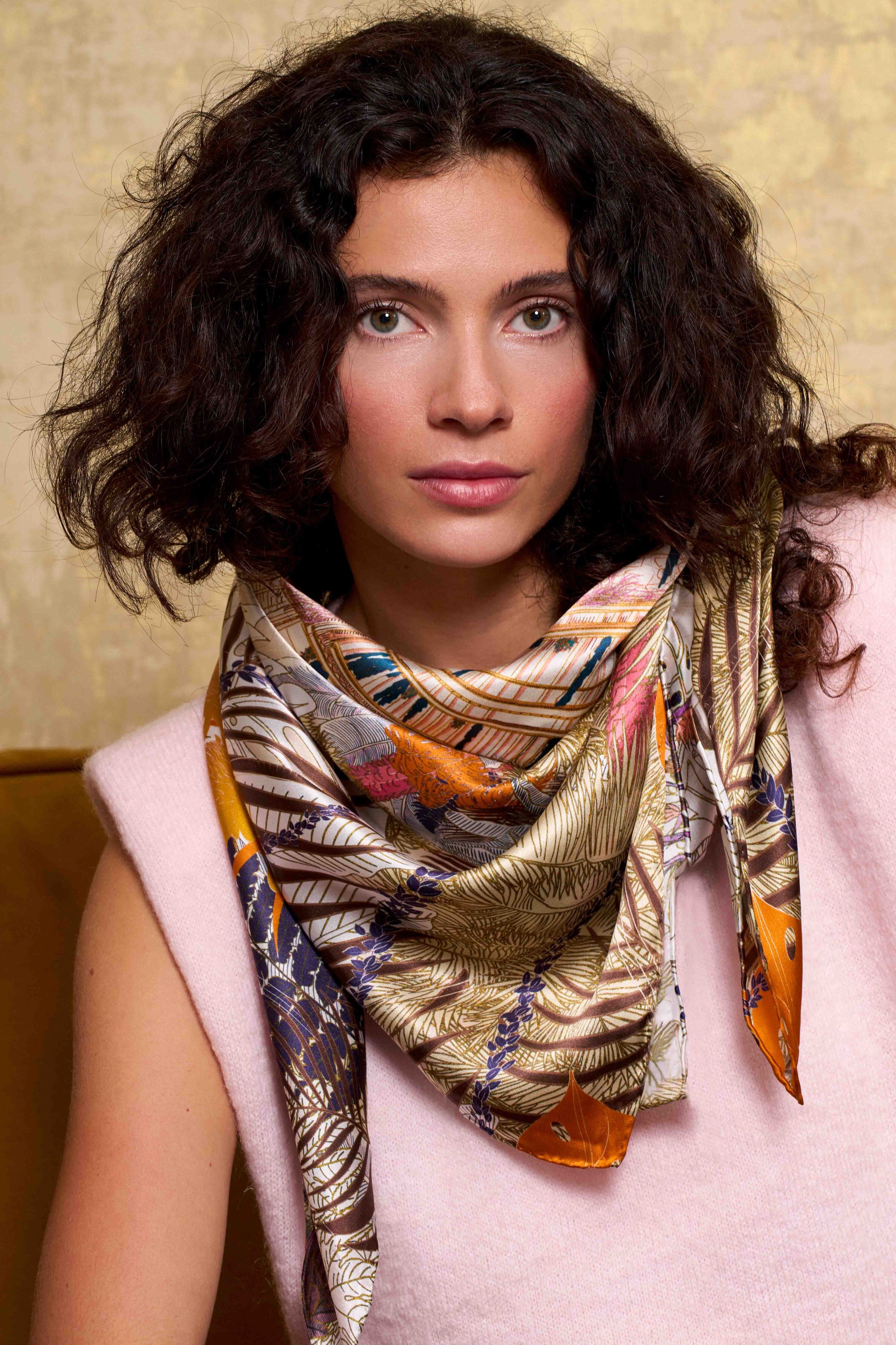 Maxi Foulard Soie Songe Exotique