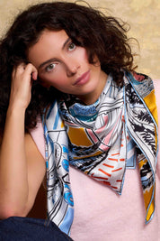 Maxi Foulard Soie Miami vibes