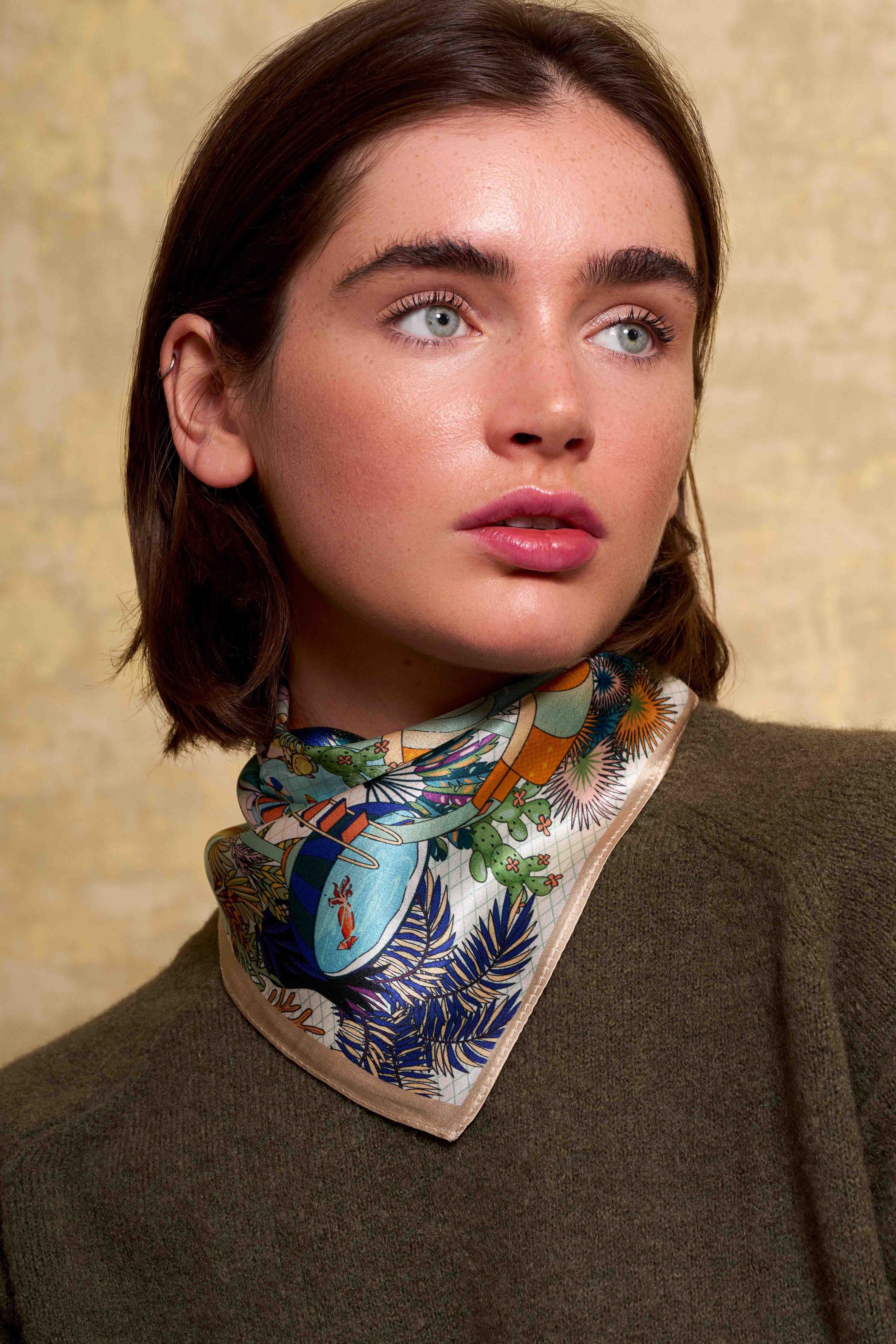 Foulard Bleu Minuit