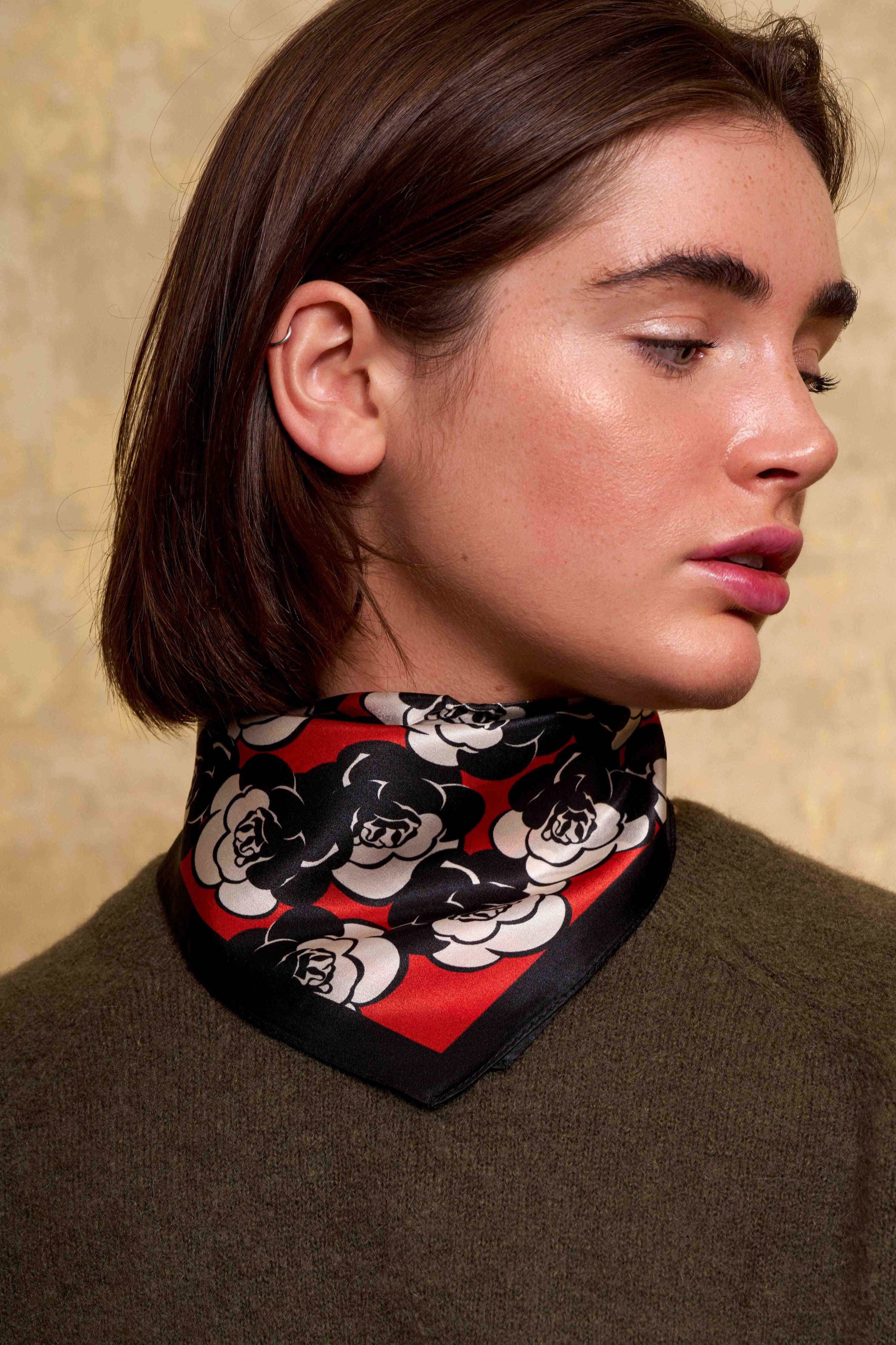 Foulard Camelias Addict
