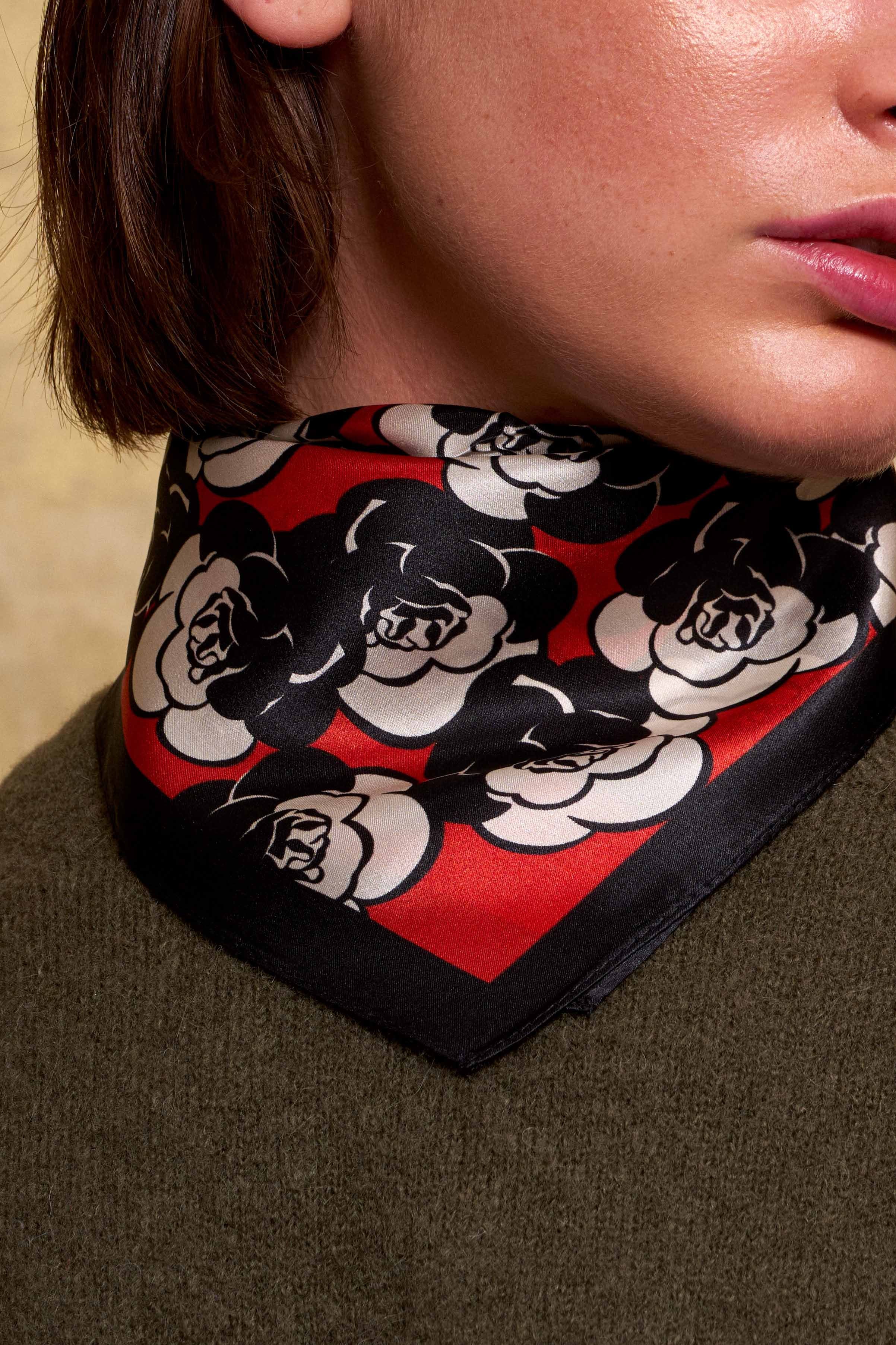 Foulard Camelias Addict