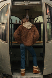 Manteau en fausse fourrure Polux