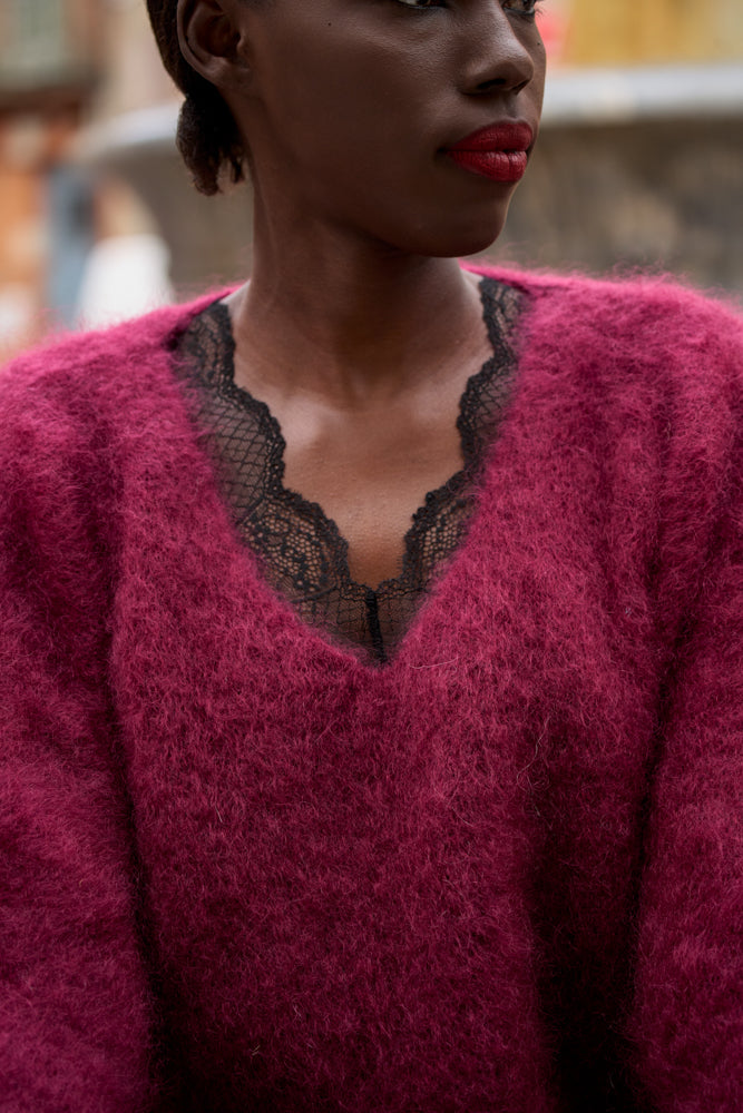 T-shirt manches longues Elise noir