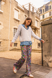 Pantalon Jeanne Bubble Flower