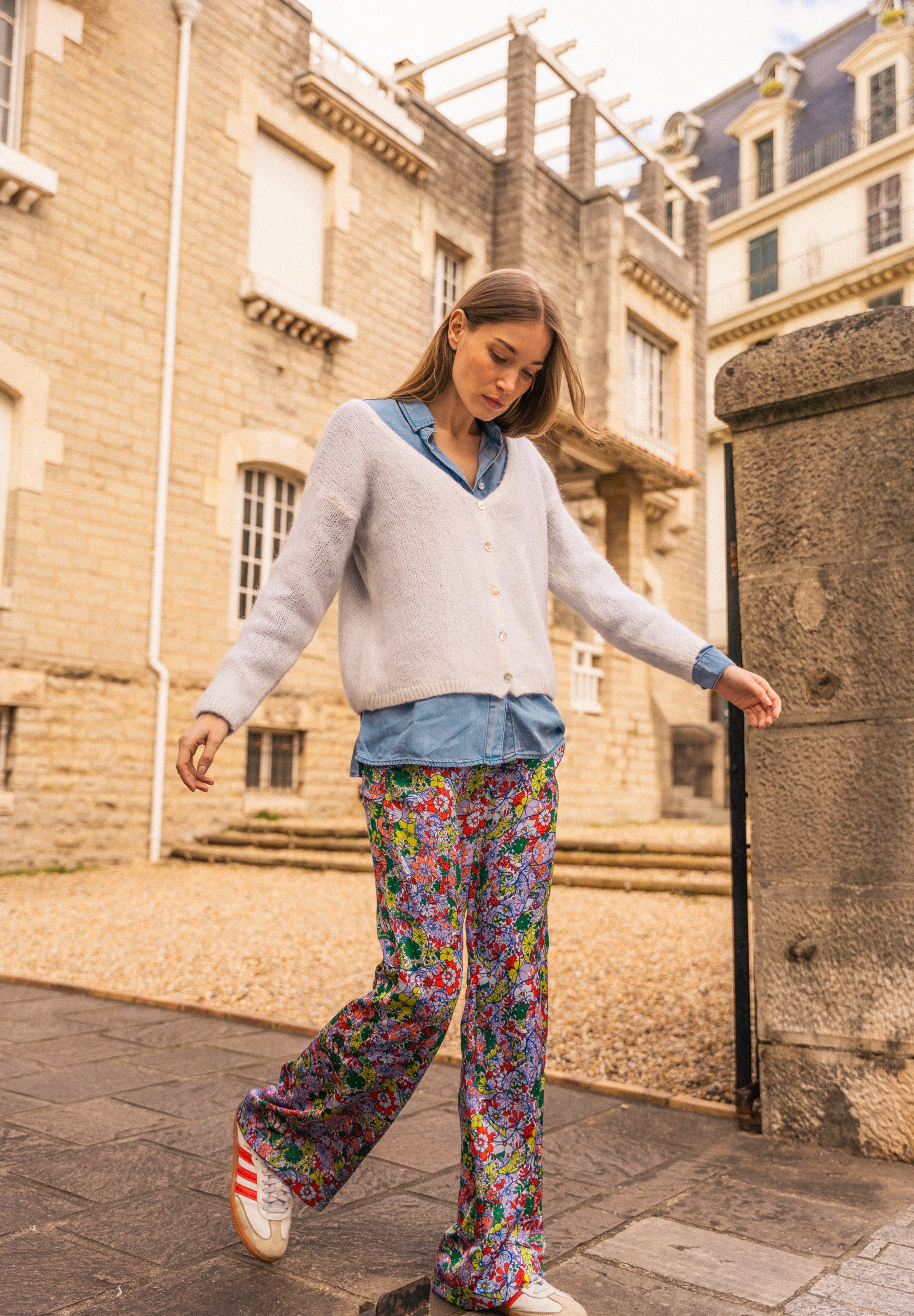 Pantalon Jeanne Bubble Flower