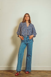 Louise Blue Blouse
