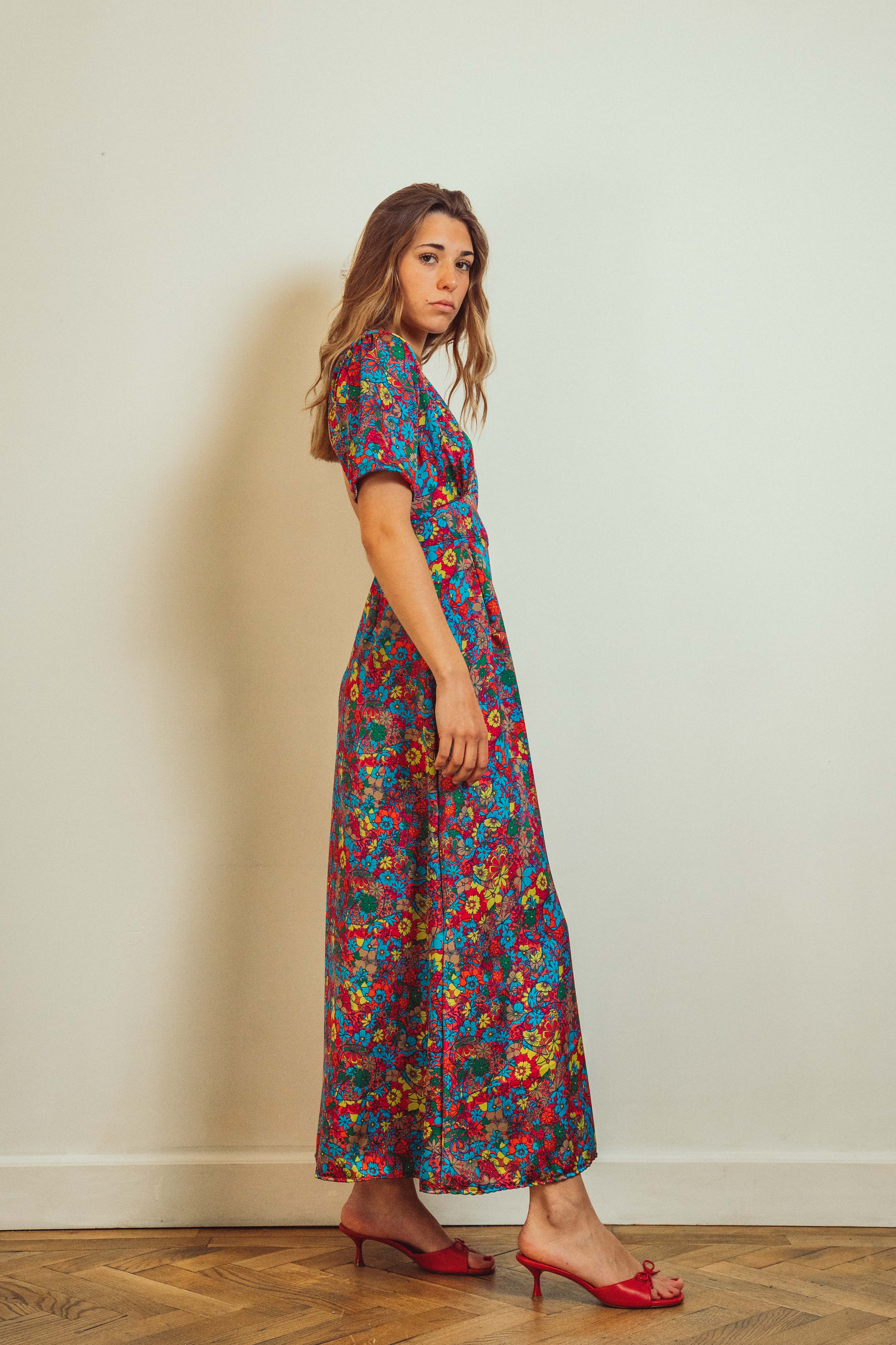 Vestido Queen Bubble Flower