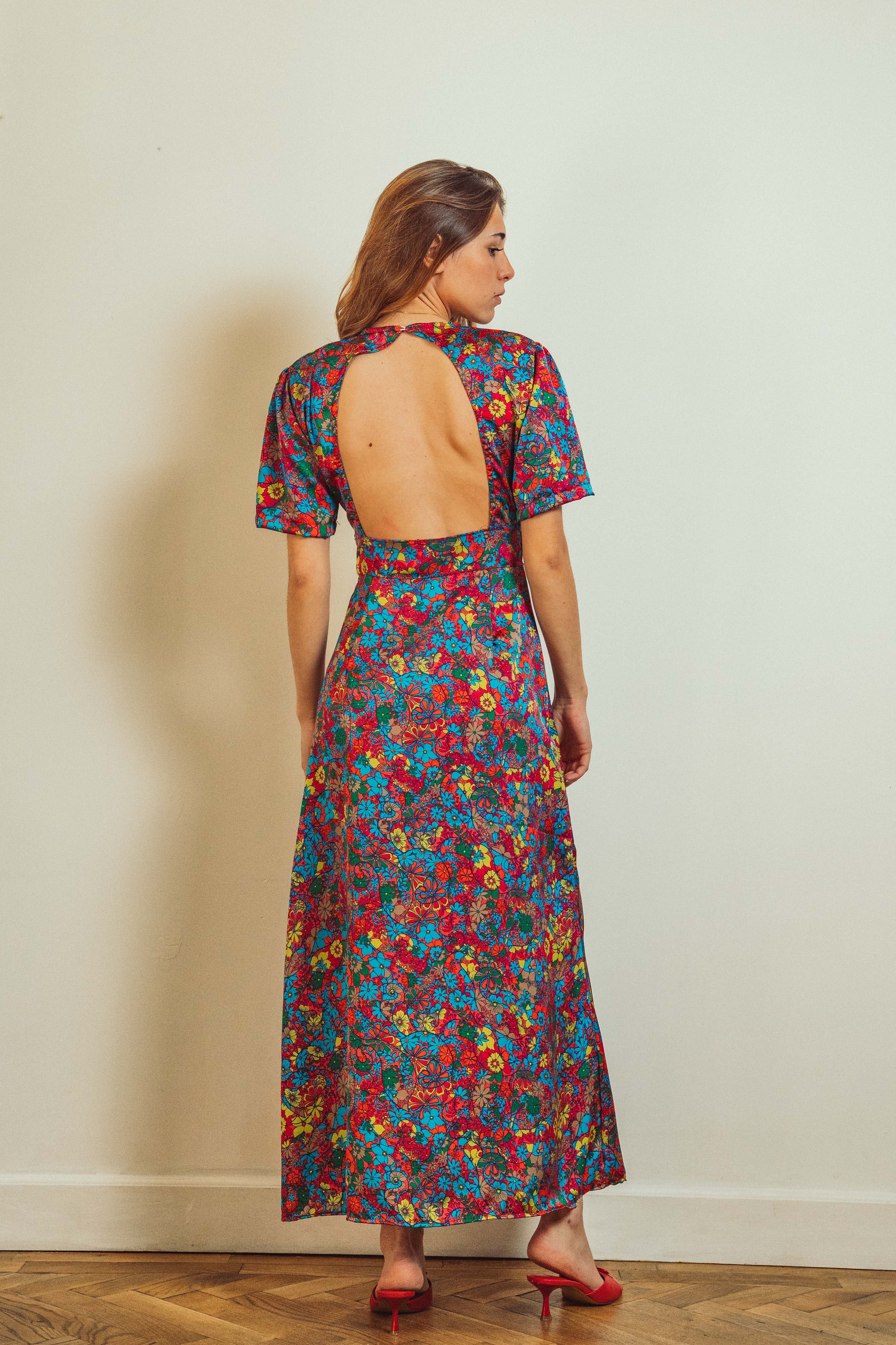 Vestido Queen Bubble Flower