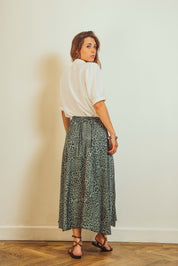 Betty Leopard Skirt