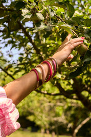 Bracelets cornes Bicolores Épais