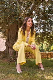 Pantalon Théo Summer Jaune