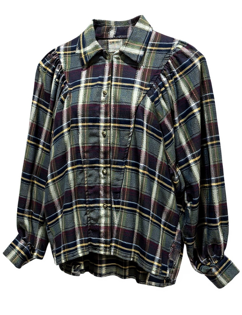 Blouse Bianca tartan