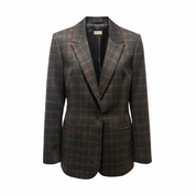 Veste Jules à carreaux marron