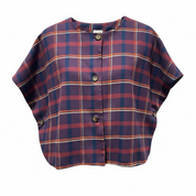 Cape Aline à carreaux