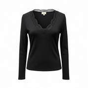 T-shirt manches longues Elise noir