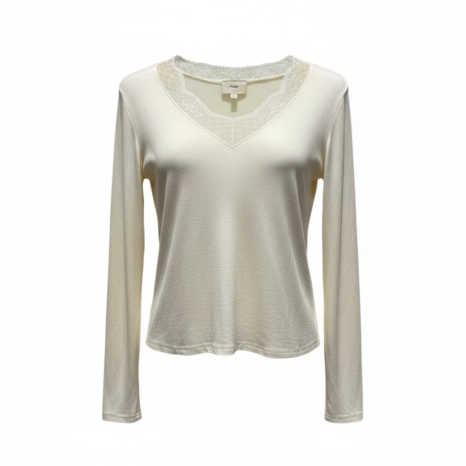T-shirt manches longues Elise écru