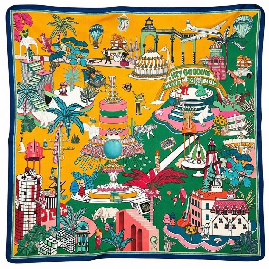 Foulard Calypso Rococo Vert