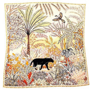 Foulard Panthère de nuit pêche