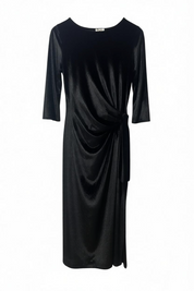 Robe longue Melia noire