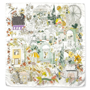 Maxi Foulard Soie Escapade pastel