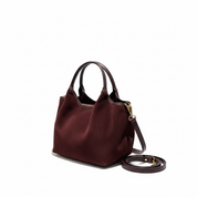 Bolso Mélusine trenzado en color camello