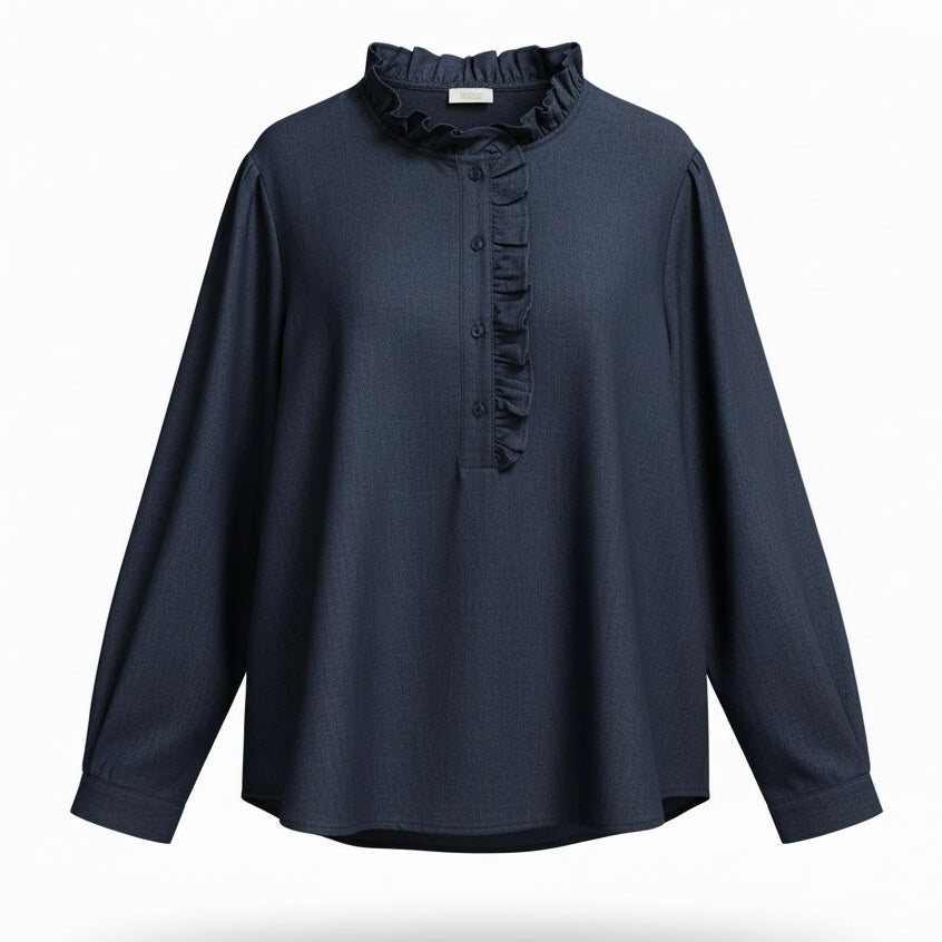 Blouse Léa en tencel jean