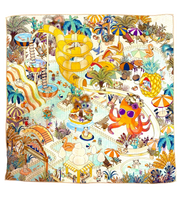 Foulard Laine et Soie Medusa Nostalgic Lila