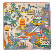 Maxi Foulard Soie Calypso Rococo Lavande